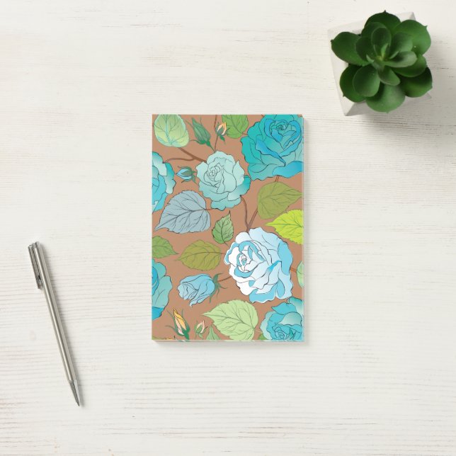 Rosor 25 post-it block (Kontor)