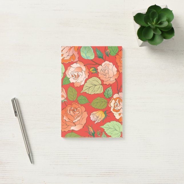 Rosor 26 post-it block (Kontor)