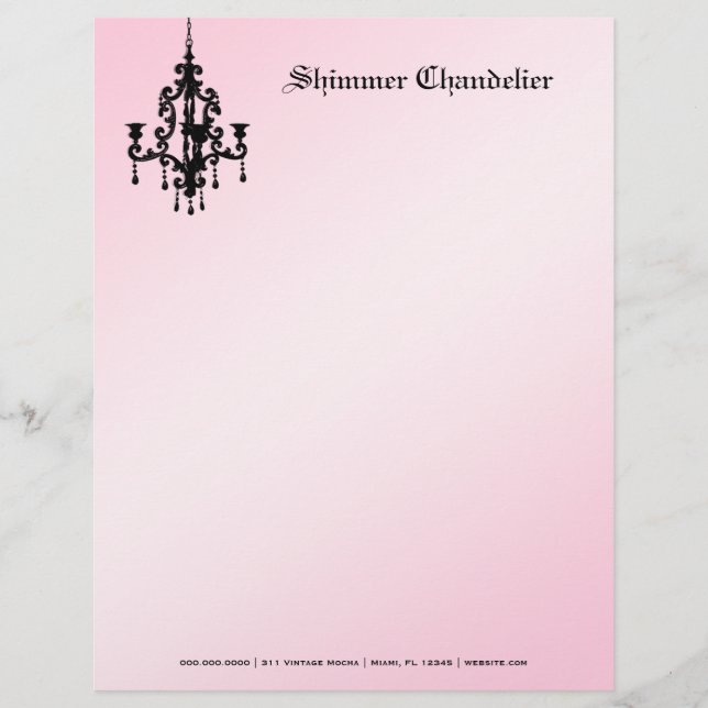 rosor 2 för ljuskrona 311-Shimmer Brevhuvud (Framsida)