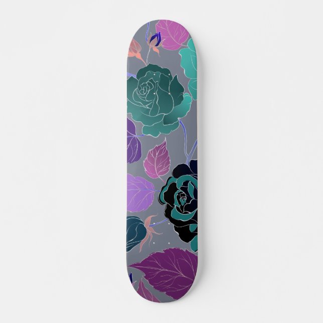 Rosor 31 mini skateboard bräda 18,5 cm (Framsida)