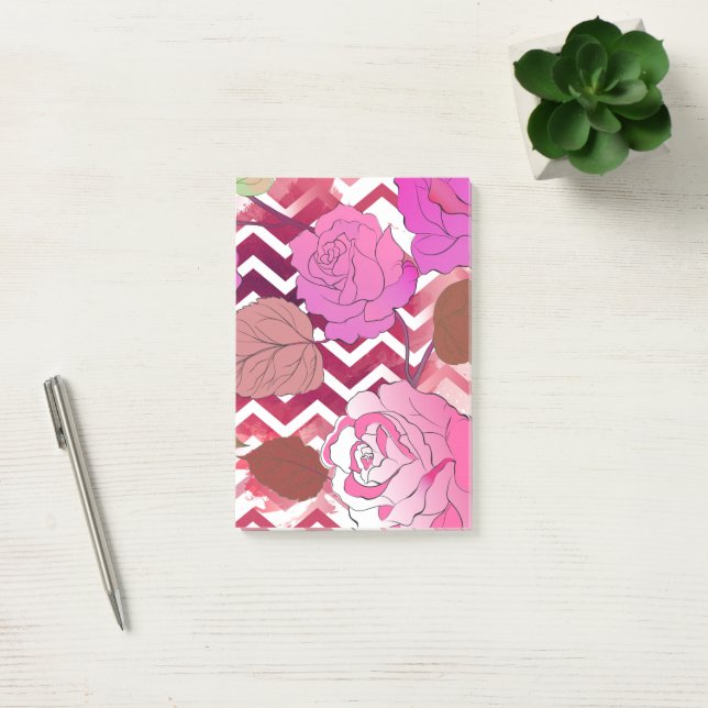 Rosor 33 post-it block (Kontor)