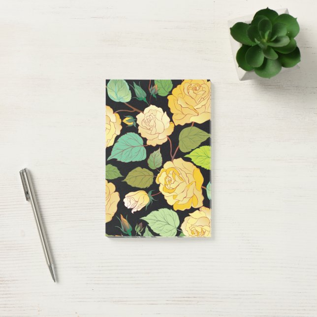 Rosor 8 post-it block (Kontor)