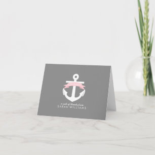 Rosor ankrar nautiskt baby showertack tack kort