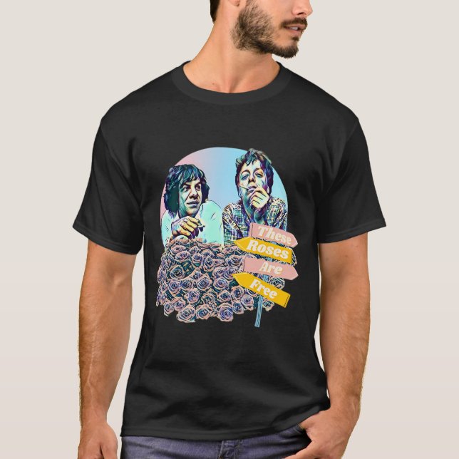 Rosor Är Gratis Ween Rockband Present Fan T Shirt (Framsida)