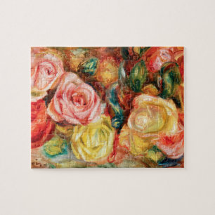 Rosor av Pierre Auguste Renoir Pussel