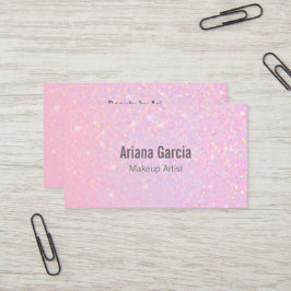 Rosor blänker den regnbågsskimrande visitkort