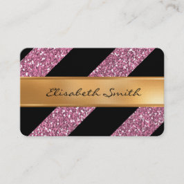 Rosor blänker, och diagonalen görar randig, visitkort