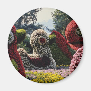 Rosor blommar skulptur, Insel Mainau, Bayern flowe Magnet
