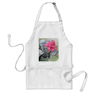 Rosor blommiga Bromeliad Förkläde