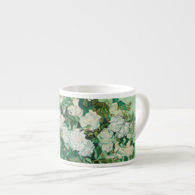Rosor - Blommor Bouquet Espressomugg (Framsida höger)