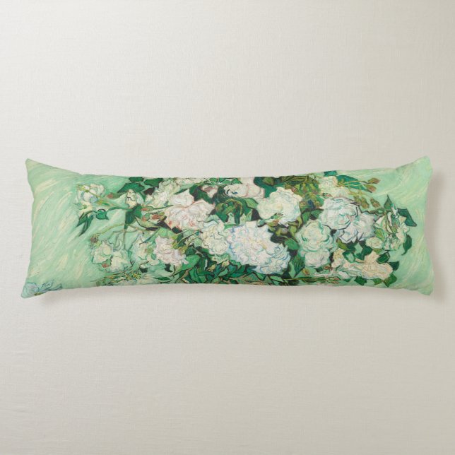 Rosor - Blommor Bouquet Kroppskudde (Framsidan)