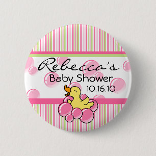 Rosor bubblar den Ducky baby shower knäppas Knapp