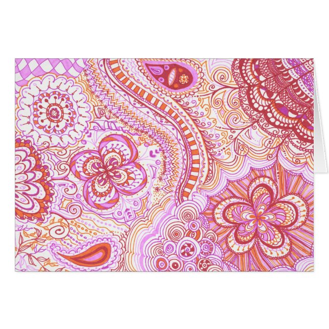 Rosor Citron-bistår Hälsningskort (Framsidan Horizontal)