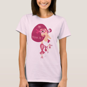 Rosor det rosa band t-shirt