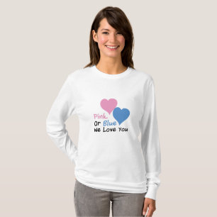 Rosor eller blått älskar som vi dig, avslöjer b t shirt