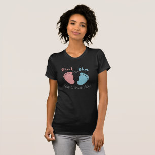 Rosor eller blått älskar som vi dig, avslöjer t shirt