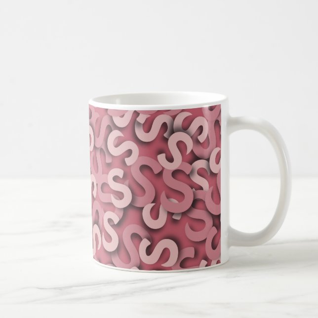 Rosor för brev S Kaffemugg (Höger)