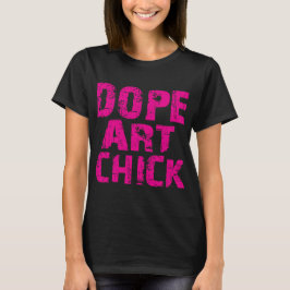 Rosor för chick för konst för rosaFunktjack på T-shirt