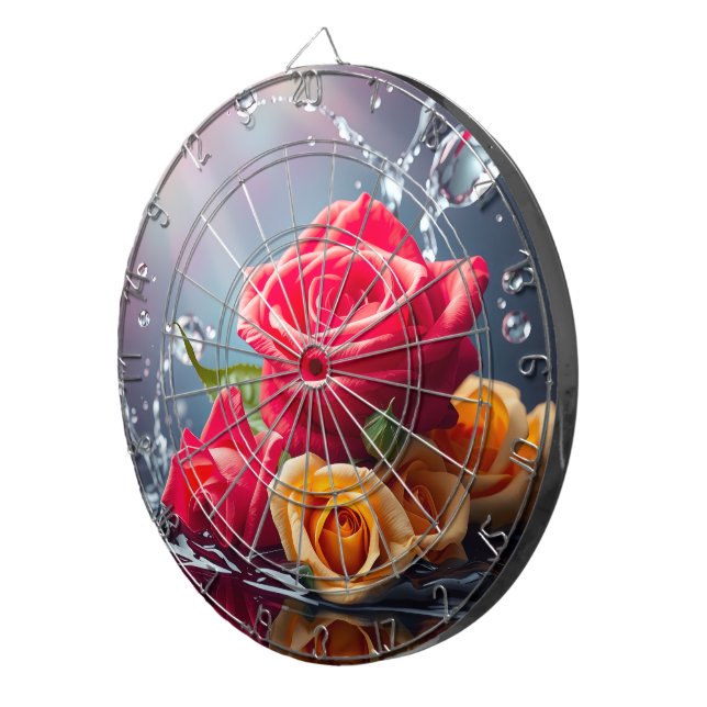 Rosor för den Eleganta   Darttavla (Högra Framsidan)