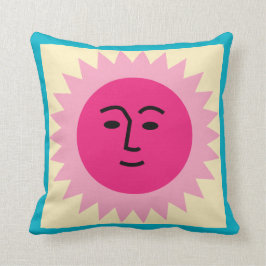 Rosor för gult för LaFonda sol Kudde