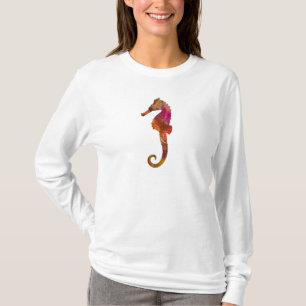 Rosor för häst för hav för t shirt