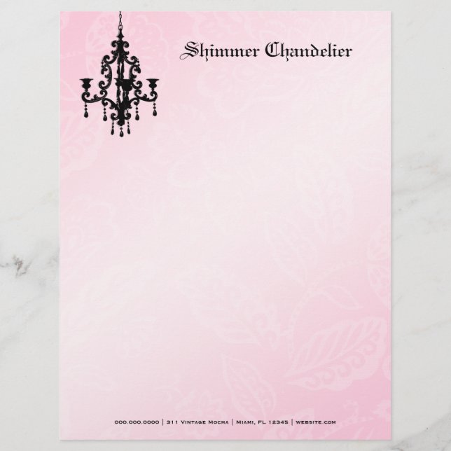 rosor för ljuskrona 311-Shimmer Brevhuvud (Framsida)