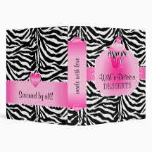 Rosor för muffin för sebra för bageri för