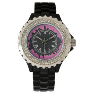 Rosor för New York aftonhorisont Armbandsur