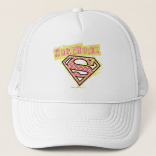 Rosor för Supergirl Grungelogotyp Keps