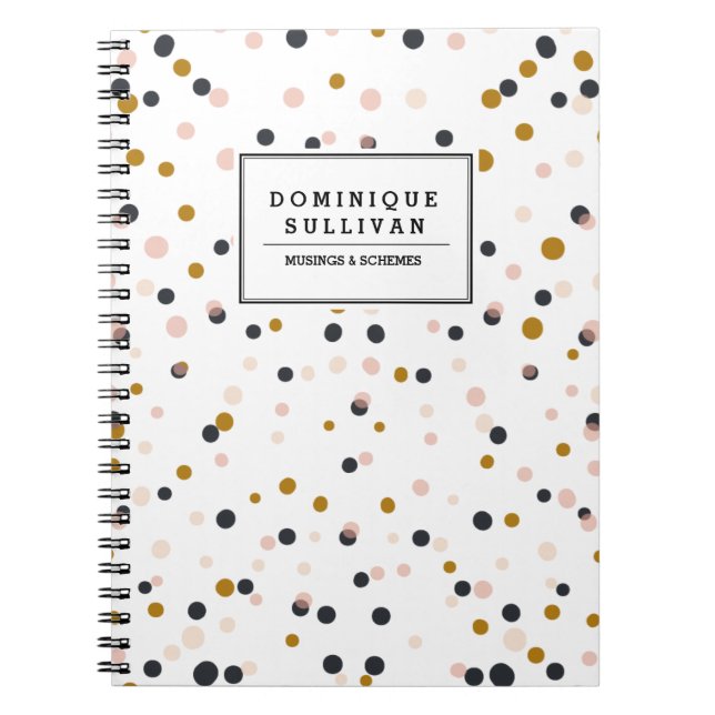 Rosor, guld & anteckningsbok för (Framsidan)