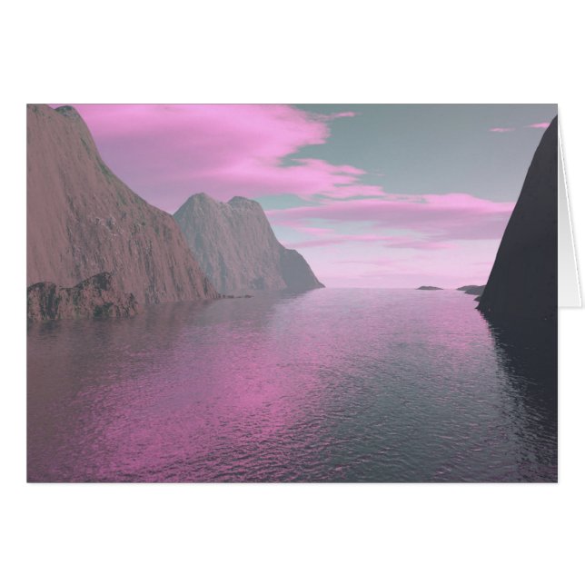 Rosor Hälsningskort (Framsidan Horizontal)