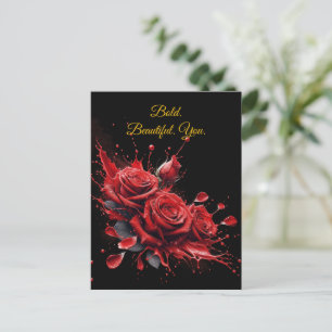 Rosor i blom - Elegant födelsedag Vykort