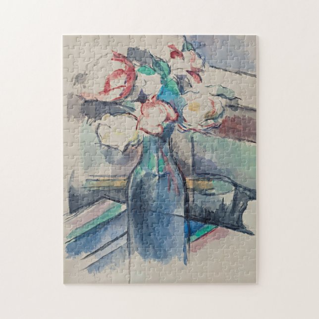 Rosor i en flaska av Paul Cezanne Pussel (Vertikal)