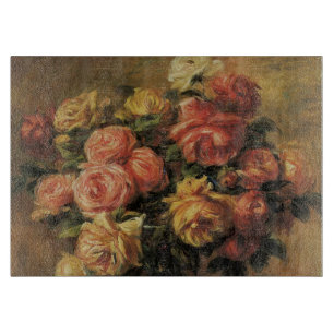 Rosor i en vas av Pierre Renoir, Vintage Fine Art