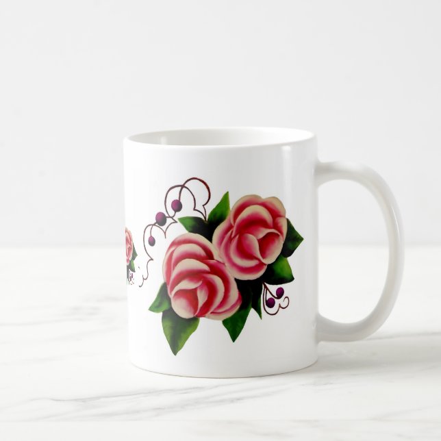 Rosor Kaffemugg (Höger)