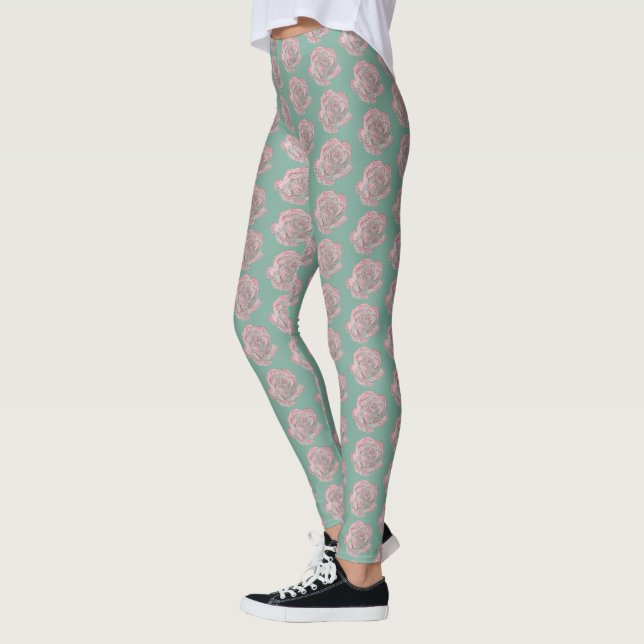Rosor Leggings (Vänster)