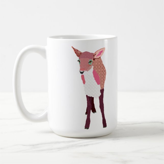 Rosor lismar muggen kaffemugg (Vänster)