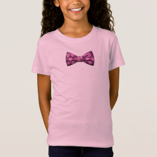 Rosor med den purpurfärgade flugan med rosa polka tee shirt