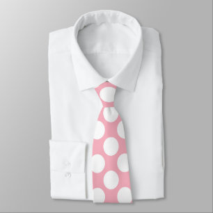 Rosor med Retro vitpolka dots Slips