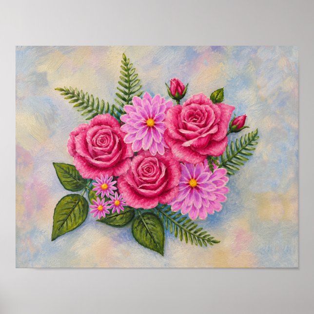Rosor och Dahlias Poster (Framsidan)