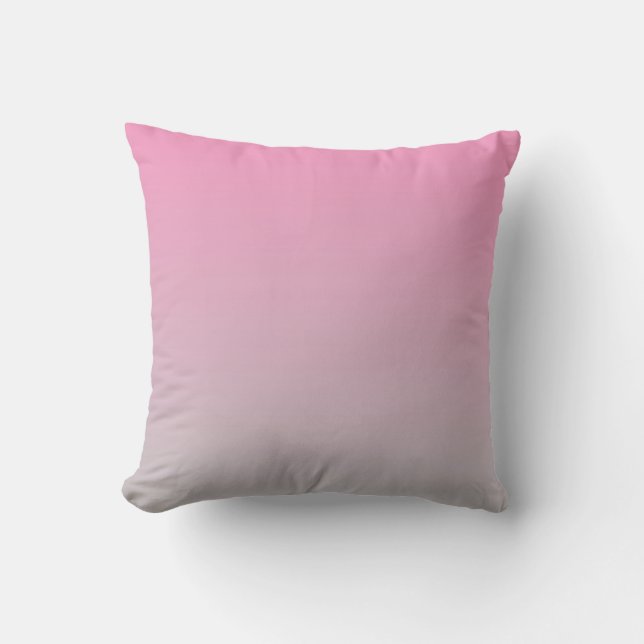 "Rosor och gråa Ombre", Kudde (Framsida)