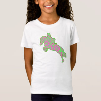 Rosor och grön skjorta för Paisley T-shirt