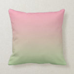 "Rosor och gröna Ombre", Kudde<br><div class="desc">Dekorativ kudde "för rosor och gröna Ombre"</div>