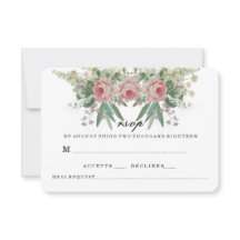 Rosor och grönt bröllop svarar