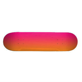 Rosor och orange skateboard bräda 20,5 cm