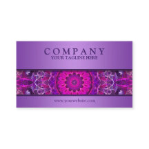 Rosor och purpurfärgad glödande mandala - moderna