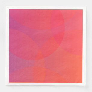 Rosor orange, modern, enkel, kall moderiktig konst pappersservett