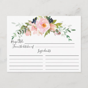 Rosor & Peonies Möhippa Recept Card Vykort