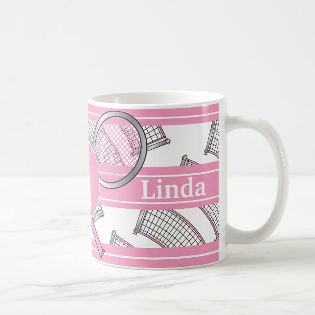 Rosor personifierar tennis kaffemugg (Höger)