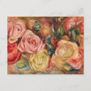 Rosor - Pierre Auguste Renoir Vykort